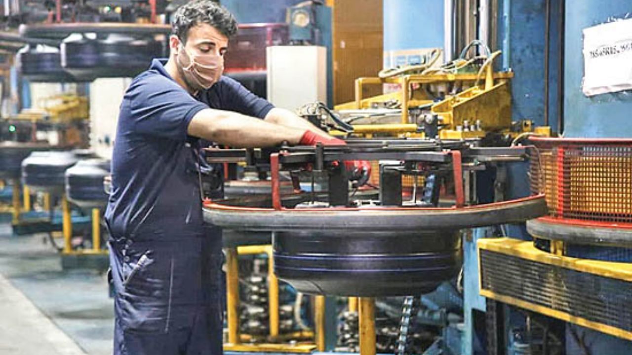 رشد 26 درصدی تولید تایر در سال 1400