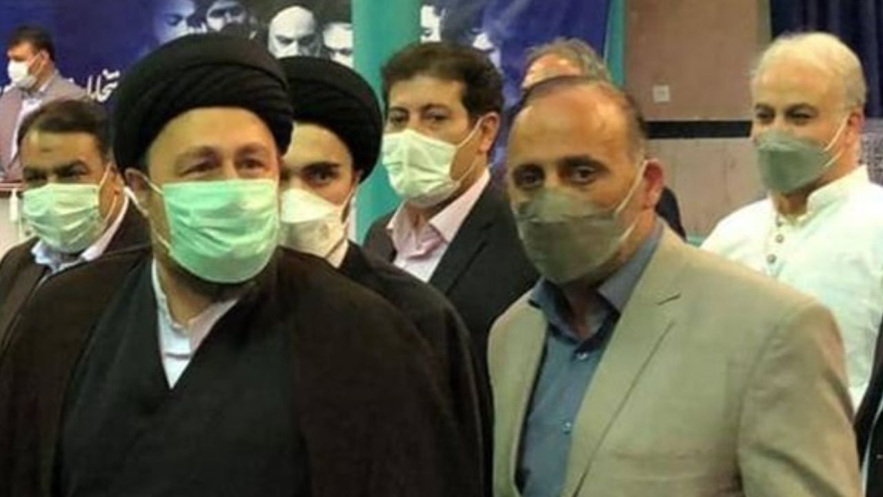 حضور سیدحسن خمینی در جماران برای شرکت در انتخابات