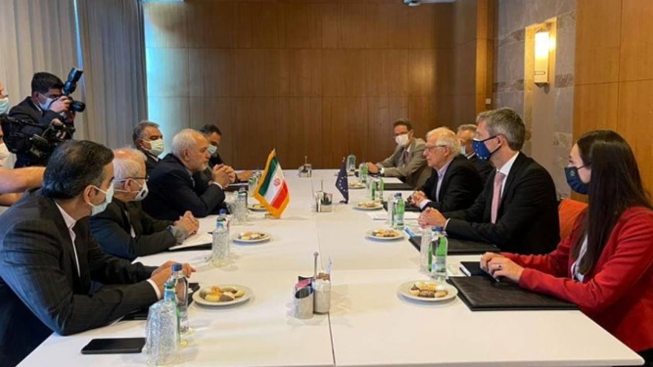 در دیدار با ظریف با توجه به انتخابات ایران خواستار ادامه تعهد تهران شدم