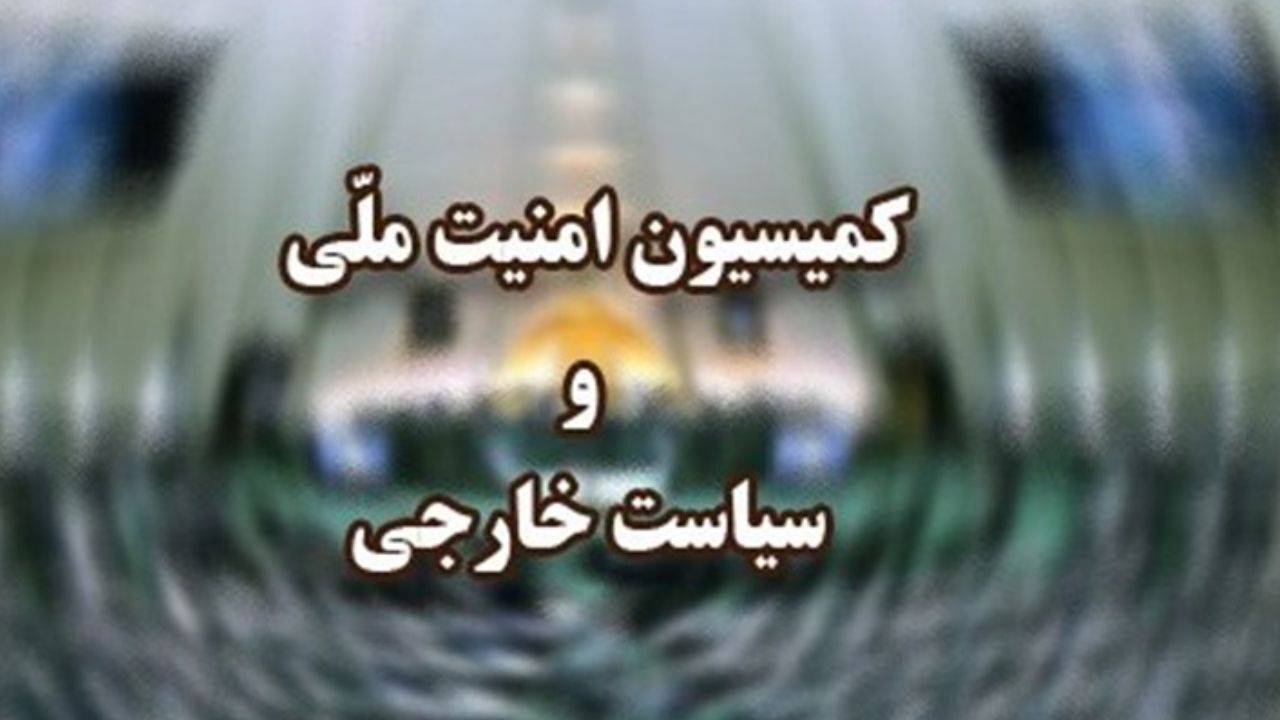 رئیس کمیسیون امنیت ملی و سیاست خارجی انتخاب شد