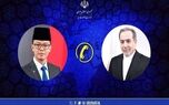 گفتگوی تلفنی وزرای امور خارجه ایران و اندونزی