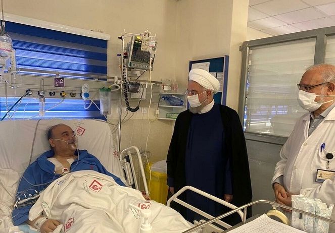 روحانی به عیادت سلطانی فر رفت