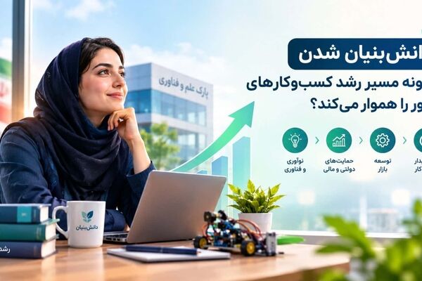 دانش بنیان شدن چگونه مسیر رشد کسب‌وکارهای فناور را هموار می‌کند؟ 
