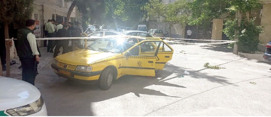 خودکشی مردی که همسرش را در تاکسی به گلوله بست