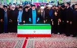 اقامه نماز بر پیکر رهبر انقلاب توسط آیت‌الله سیدمصطفی خامنه‌ای