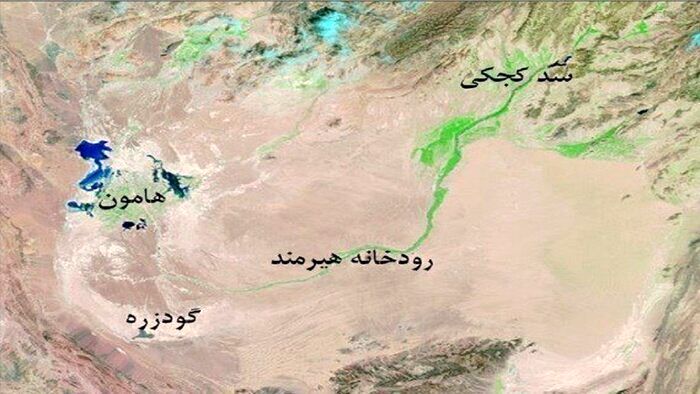 تصاویر هوایی از هیرمند، نشان از پرآبی می‌دهد؛ آنوقت طالبان حق‌آبه را نمی‌دهد