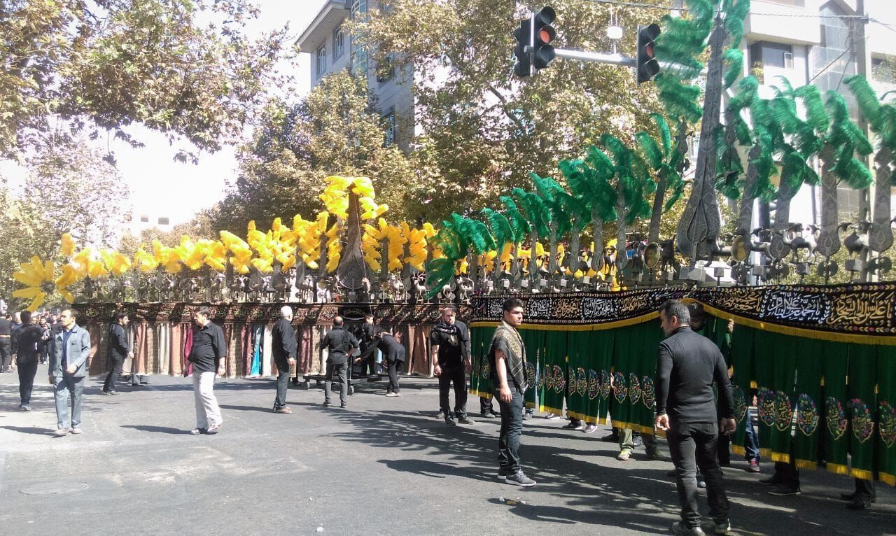حمل علامت در آیین های عزاداری کرج ممنوع شد