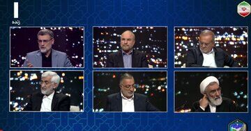 کاندیدایی که در مناظره اول انتخاباتی با خودش موبایل به استودیو برده بود!