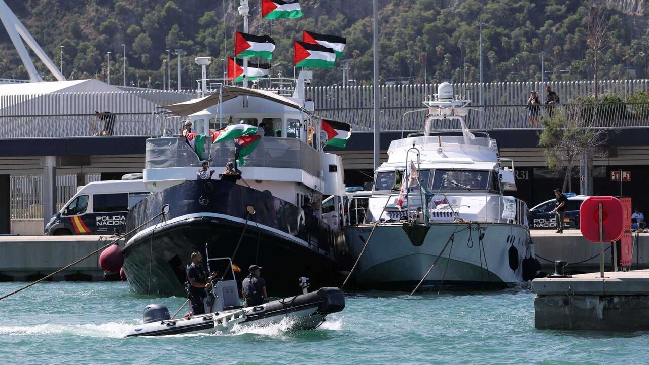 ناوگان جهانی صمود وارد بندر مرمریس در جنوب غربی ترکیه شد