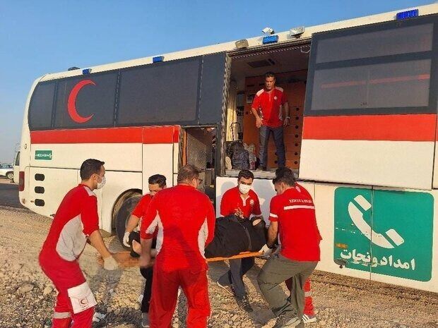 حادثه تلخ  انحراف اتوبوس زائران ایرانی اربعین از جاده+ جزئیات