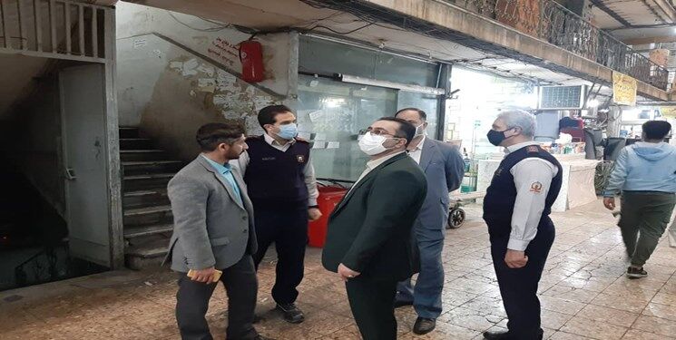 بازدید معاون دادستان تهران از بازار بزرگ تهران