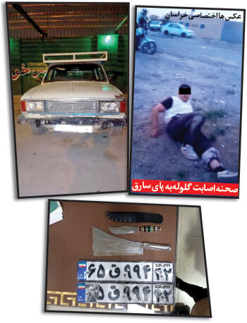 پایان وحشت‌آفرینی سارقان خطرناک با شلیک پلیس