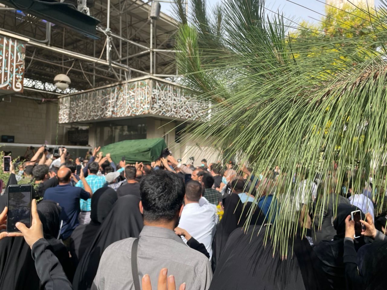 برگزاری مراسم تشییع پیکر آیت‌الله فاطمی‌نیا در دانشگاه تهران