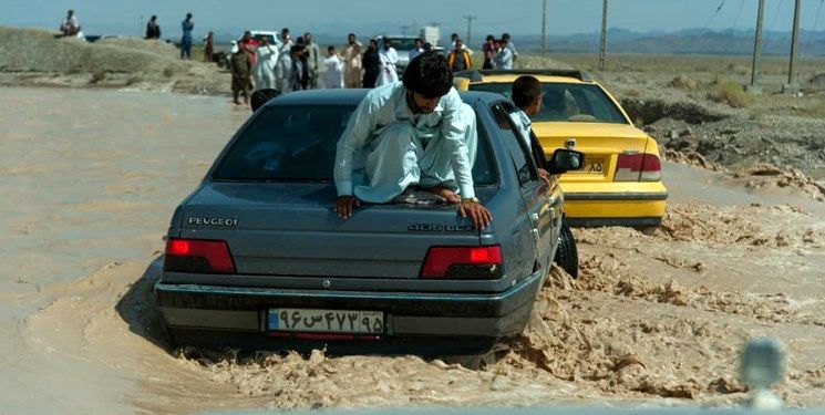 5 مسیر ارتباطی در جنوب سیستان و بلوچستان مسدود است