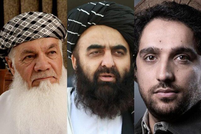 دیدار هیات طالبان با اسماعیل خان و احمد مسعود در تهران