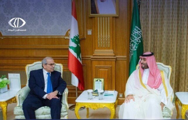نخست‌وزیر لبنان با ولیعهد سعودی دیدار کردند
