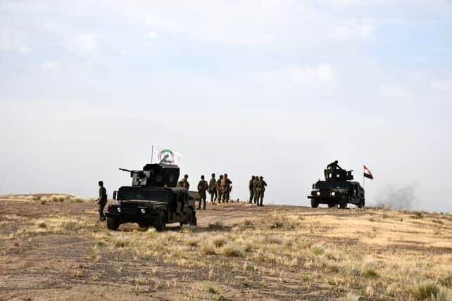 عملیات امنیتی حشد الشعبی نزدیک گذرگاه مرزی عربستان