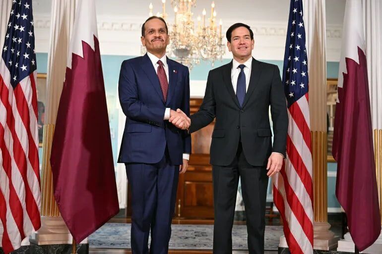  رایزنی تلفنی وزیر خارجه قطر با مارکو روبیو یک روز پیش از دور دوم مذاکرات ایران و آمریکا