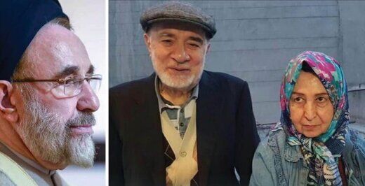 تماس سیدمحمد خاتمی با دختران موسوی و رهنورد 