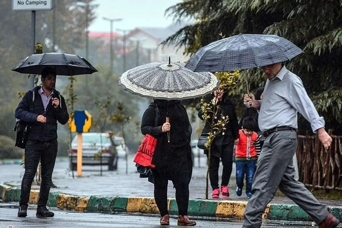 وضعیت آب و هوا، امروز شنبه ۲۱ شهریور ۱۴۰۵؛ رگبار باران و وزش باد شدید در مناطق شمالی و جنوب کشور
