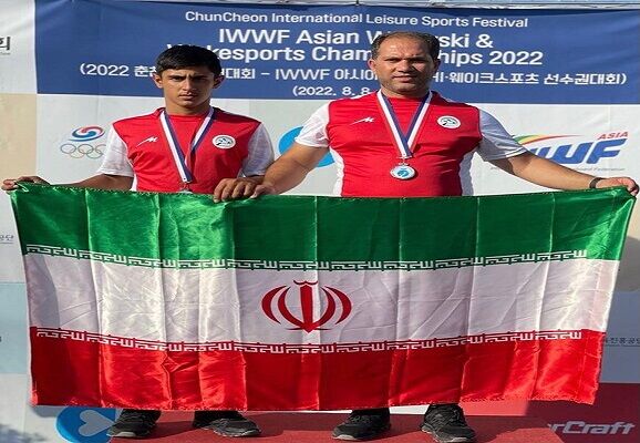 کسب ۲ مدال نقره برای اسکی روی آب ایران در مسابقات آسیایی کره جنوبی