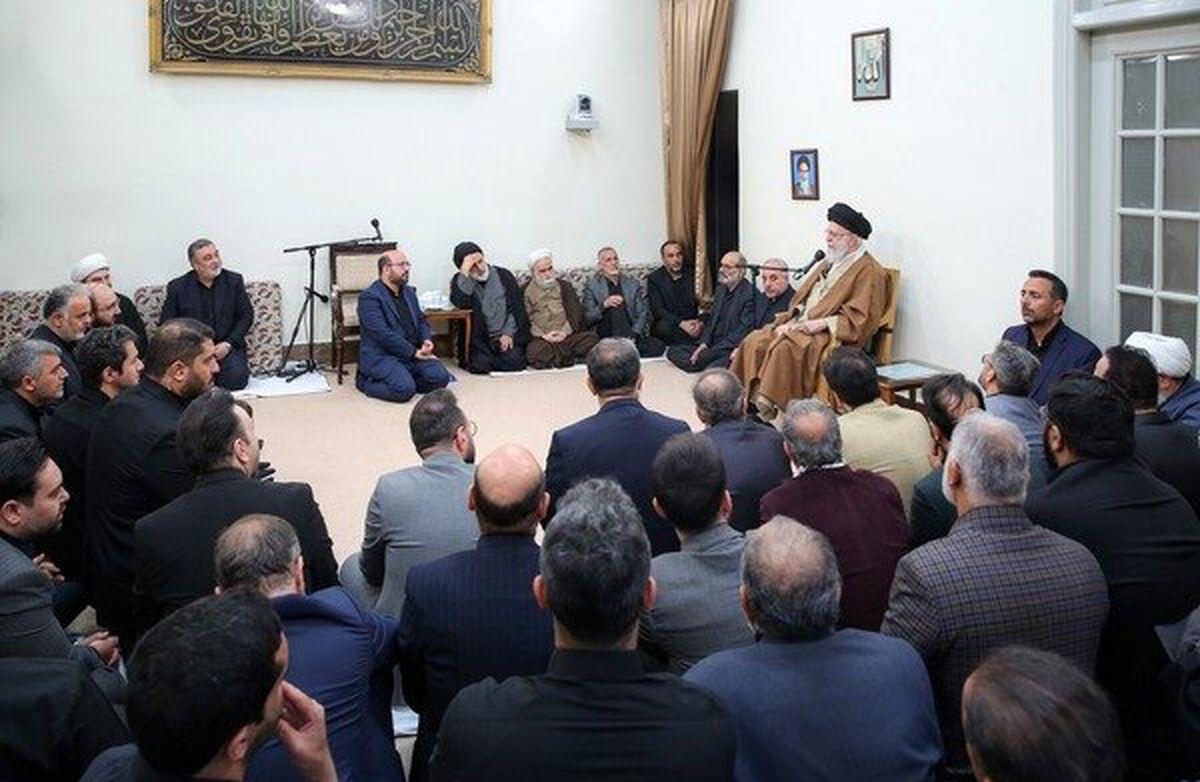 رهبر انقلاب در مراسم عزاداری شهادت امام صادق (ع): خط ائمه ایستادگی و استقامت است