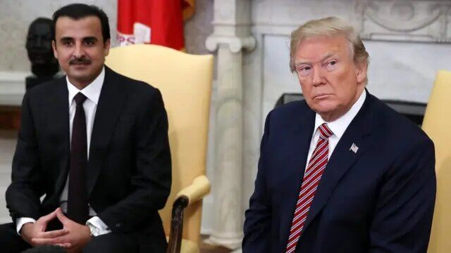 گفت‌وگوی ترامپ با امیر قطر درباره تحولات منطقه