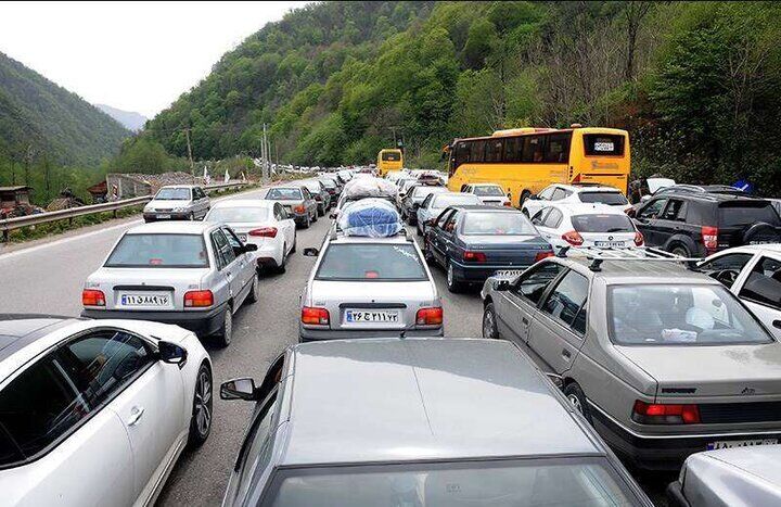 گزارش پلیس راهور از ترافیک محورهای شمالی در آستانه سفرهای نوروزی